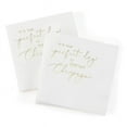 thumbnail image 1 of Hortense B. Hewitt Hortense B Hewitt Perfect Day to Drink Champagne Cocktail Napkins 50 pack, white, 1 of 1