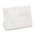 thumbnail image 1 of Hortense B. Hewitt Hortense B Hewitt Swirl Dots White Guest Book, silver, 1 of 2