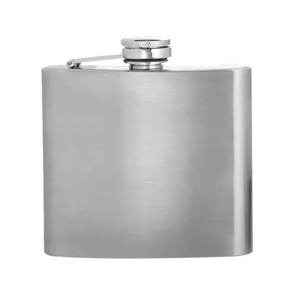 Hortense B. Hewitt Stainless Steel Hip Flask Engravable 5 oz.