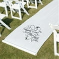thumbnail image 1 of Hortense b Hewitt 30060 Happily Ever After Aisle Runner - White, 1 of 2