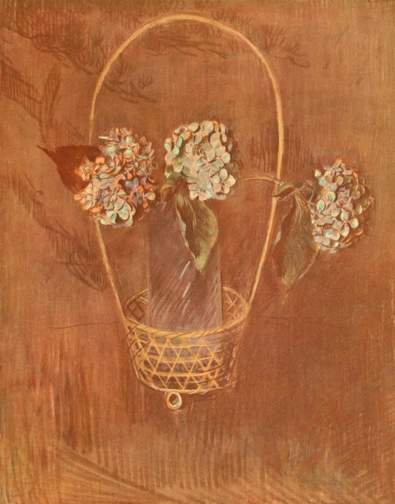Hortensias DAutomne Canvas Art - Paul Csar Helleu (24 x 36)