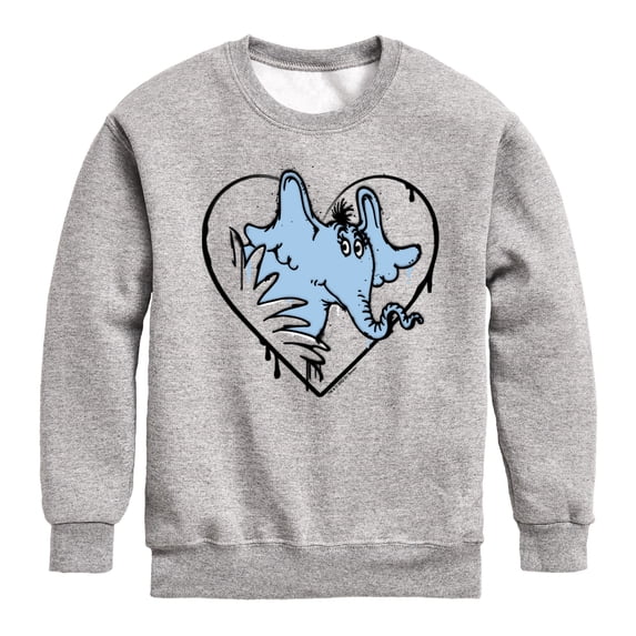 Horton - Boys' Graphic Long Sleeve Fleece Sweatshirt