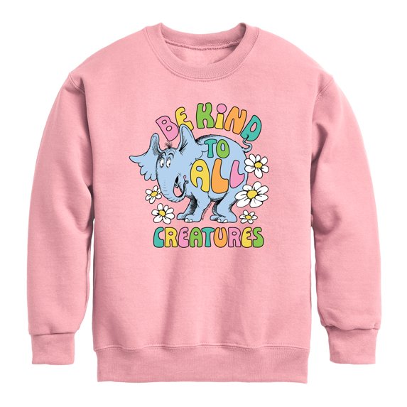 Horton - Boys' Graphic Long Sleeve Fleece Sweatshirt
