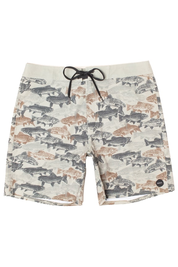 Horton Fish Camo Trunk Boardshorts [Camo]