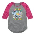 thumbnail image 1 of Horton Hears A Who - Be Kind To All Creatures - Toddler & Youth Girls Raglan Graphic T-Shirt, 1 of 5
