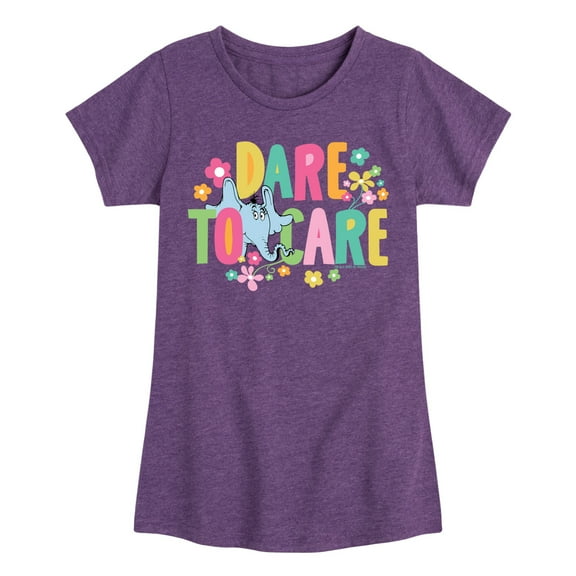 Horton Hears A Who - Dare To Care - Toddler & Youth Girls Short Sleeve Graphic T-Shirt