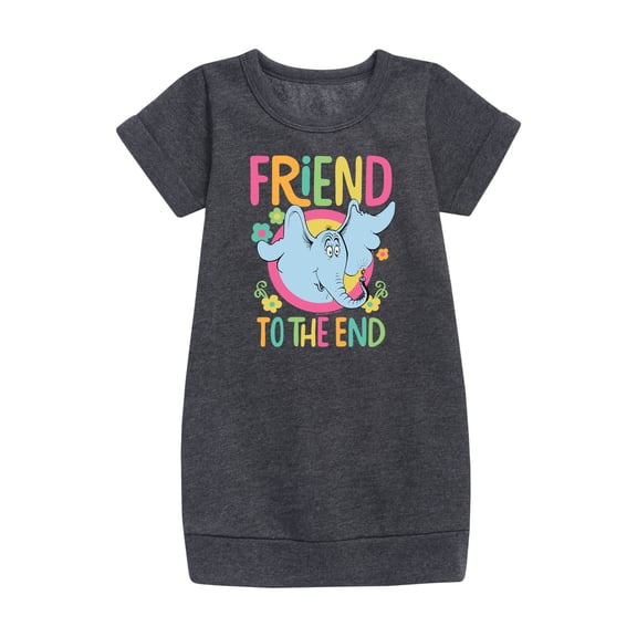 Horton Hears A Who - Friend To The End - Toddler & Youth Girls Fleece Dress