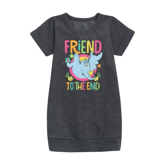Horton Hears A Who - Friend To The End - Toddler & Youth Girls Fleece Dress