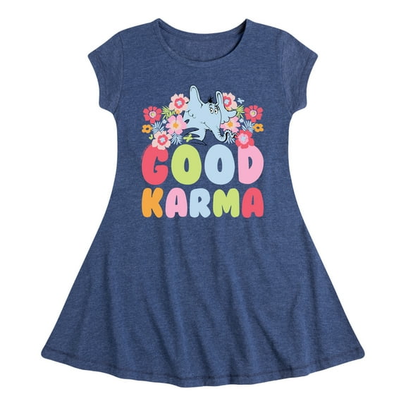 Horton Hears A Who - Good Karma - Toddler & Youth Girls Fit & Flare Dress