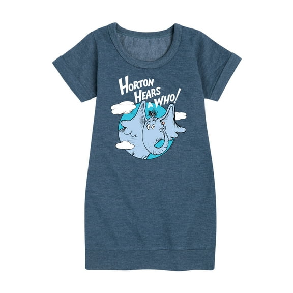 Horton Hears A Who - Horton Clouds - Toddler & Youth Girls Fleece Dress