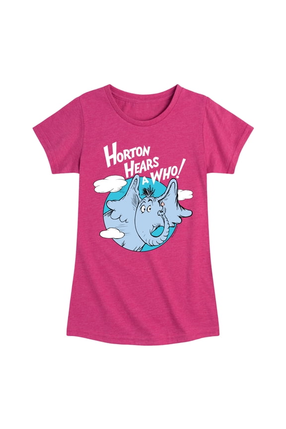 Hears A Who - Horton Clouds - Toddler & Youth Girls Short Sleeve Graphic T-Shirt