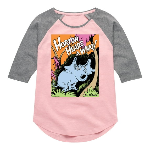 Horton Hears A Who - Horton Forrest - Toddler & Youth Girls Raglan Graphic T-Shirt