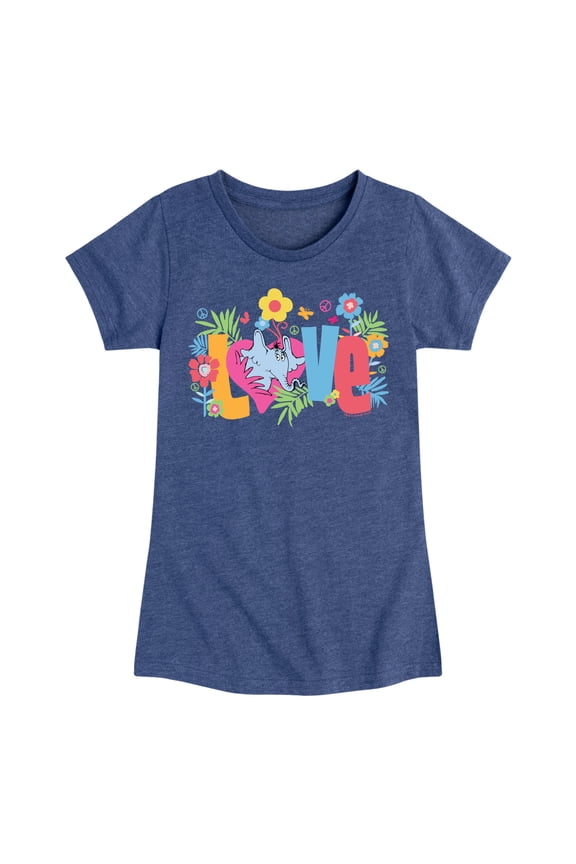 Hears A Who - Horton Love - Toddler & Youth Girls Short Sleeve Graphic T-Shirt