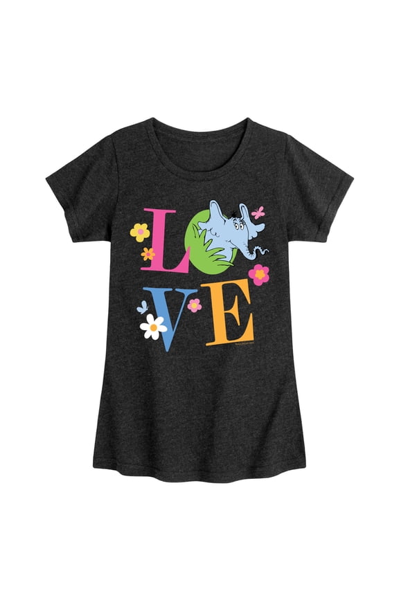 Hears A Who - Horton Love - Toddler & Youth Girls Short Sleeve Graphic T-Shirt