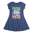 thumbnail image 1 of Horton Hears A Who - Horton Peace Love Happiness - Toddler & Youth Girls Fit & Flare Dress, 1 of 4