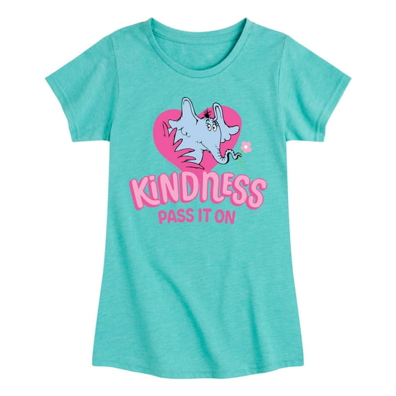 Horton Hears A Who - Kindness Pass It On - Toddler & Youth Girls Short Sleeve Graphic T-Shirt