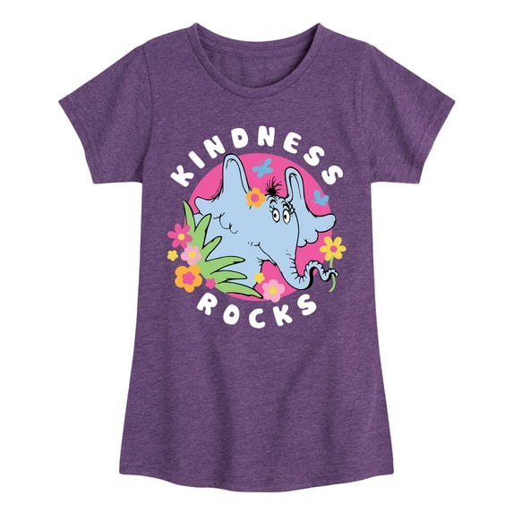 Horton Hears A Who - Kindness Rocks - Toddler & Youth Girls Short Sleeve Graphic T-Shirt