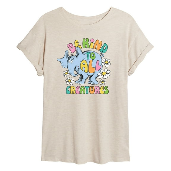 Horton Hears a Who - Be Kind To All Creatures - Juniors Ideal Flowy Muscle T-Shirt