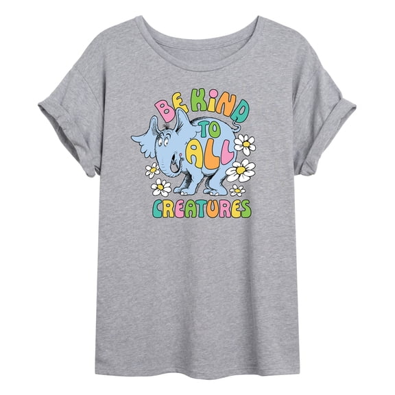 Horton Hears a Who - Be Kind To All Creatures  - Juniors Ideal Flowy Muscle T-Shirt