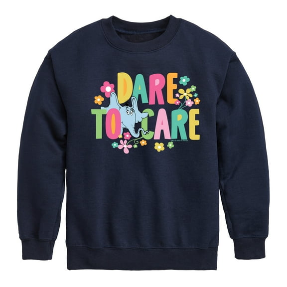 Horton Hears a Who - Dare To Care  - Toddler & Youth Crewneck Fleece Sweatshirt