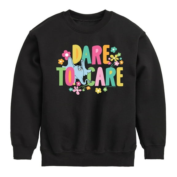 Horton Hears a Who - Dare To Care - Toddler & Youth Crewneck Fleece Sweatshirt