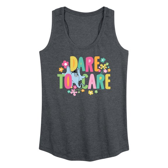 Horton Hears a Who - Dare To Care - Women's Racerback Tank Top