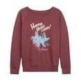 thumbnail image 1 of Horton Hears a Who - Distressed - Women's Lightweight French Terry Long Sleeve Shirt, 1 of 5