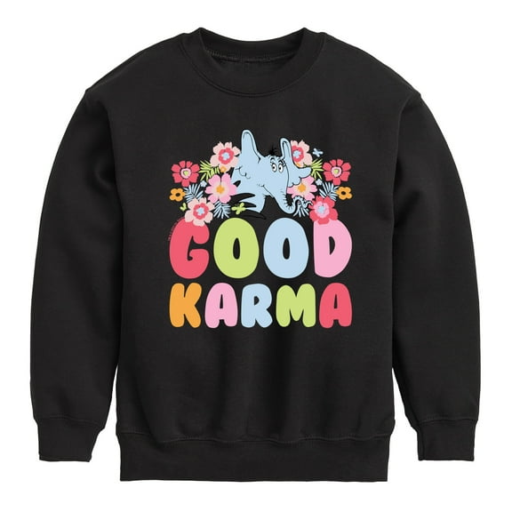Horton Hears a Who - Good Karma  - Toddler & Youth Crewneck Fleece Sweatshirt