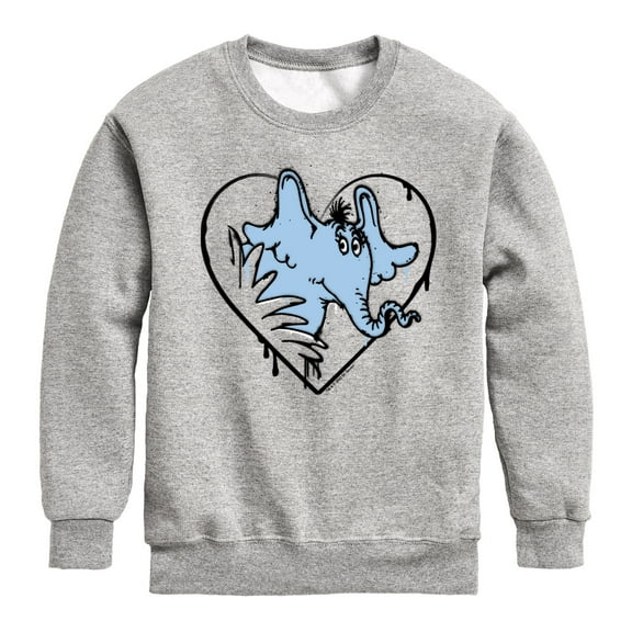 Horton Hears a Who - Heart - Toddler & Youth Crewneck Fleece Sweatshirt