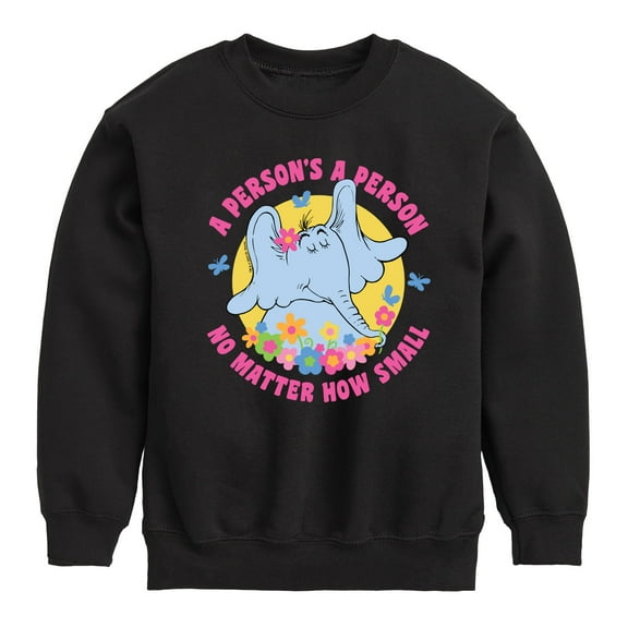 Horton Hears a Who - Horton A Persons A Person - Toddler & Youth Crewneck Fleece Sweatshirt