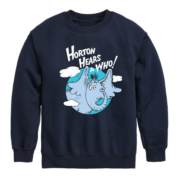 Horton Hears a Who - Horton Clouds   - Toddler & Youth Crewneck Fleece Sweatshirt