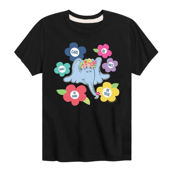 Horton Hears a Who - Horton Kindness Flowers - Toddler & Youth Short Sleeve Graphic T-Shirt