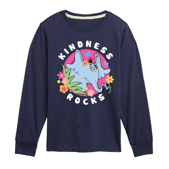 Horton Hears a Who - Horton Kindness Rocks - Toddler & Youth Long Sleeve Graphic T-Shirt