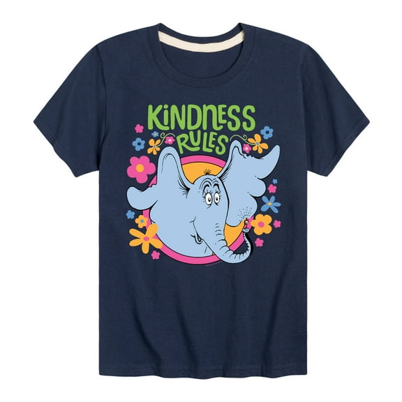 Horton Hears a Who - Kindness Rules - Toddler & Youth Short Sleeve Graphic T-Shirt