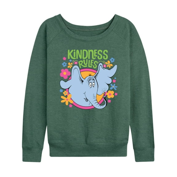 Horton Hears a Who - Kindness Rules - Women's Lightweight French Terry Long Sleeve Shirt