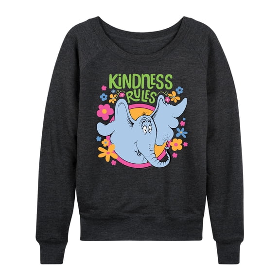 Horton Hears a Who - Kindness Rules - Women's Lightweight French Terry Long Sleeve Shirt