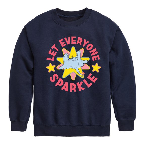 Horton Hears a Who - Let Everyone Sparkle  - Toddler & Youth Crewneck Fleece Sweatshirt