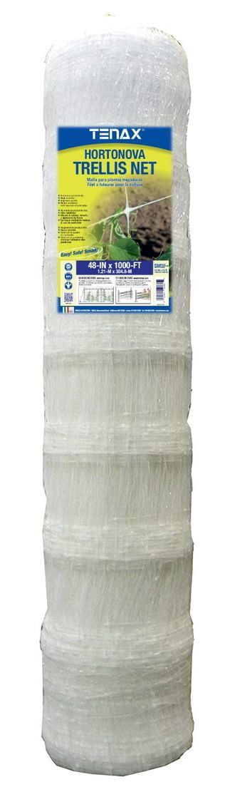 Hortonova White Polypropylene Trellis Net for Climbing Plants