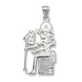 thumbnail image 1 of Horus Egyptian God .925 Sterling Silver Pendant Necklace, 1 of 2