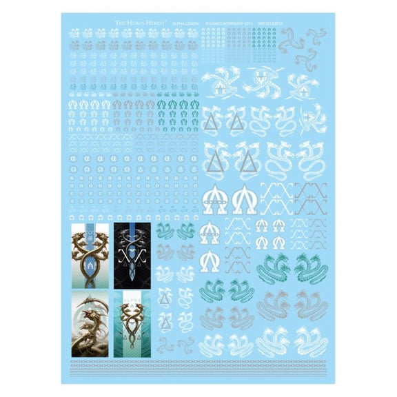 Horus Heresy Alpha Legion Transfer Sheet Forge World Warhammer 30K