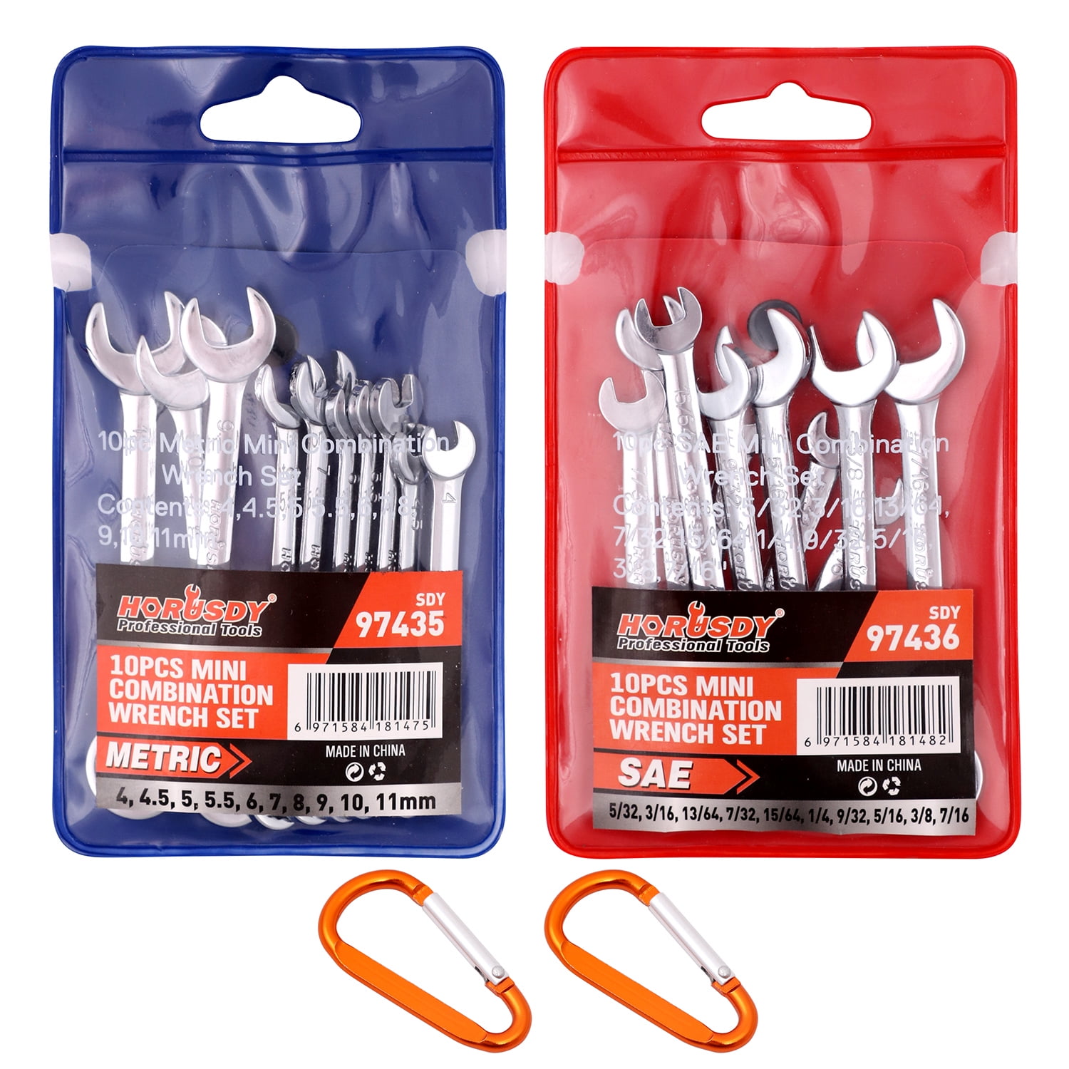 Horusdy 20PCS Combination Wrench Set Ignition Spanner Steel Horusdy 20PCS Combination Wrench Set Ignition Spanner Steel