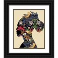 thumbnail image 1 of Horvat, Ioana 26x32 Black Ornate Wood Framed with Double Matting Museum Art Print Titled - Afro Man, 1 of 4