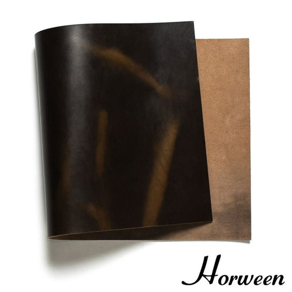 Horween Chromexcel Leather Panel, Dark Olive