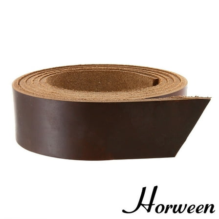 Horween Chromexcel Leather Strap, Brown, 55" to 60" Long, Multiple Weights