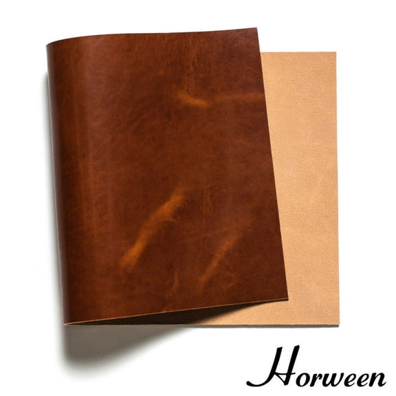 Horween Dublin Leather Panel, English Tan