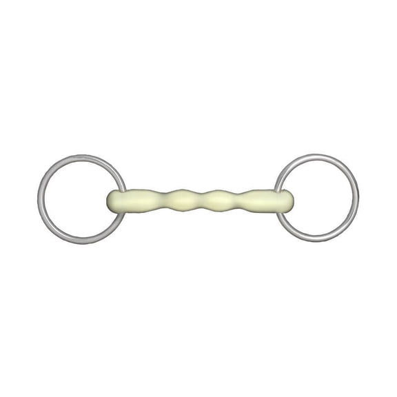 Horze Apple Flavor Mullen Mouth Loose Ring Snaffle Bit