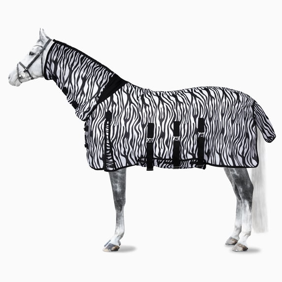 Horze Defender Full Protection Horse Fly Sheet with Detachable Neck Cover and Belly Flap