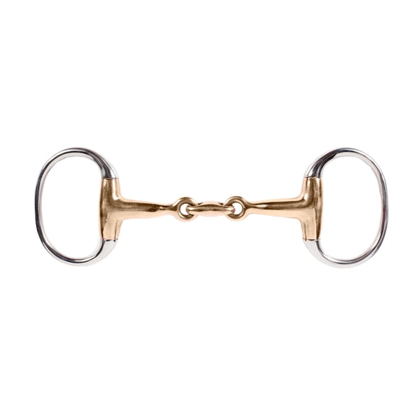 Horze Eggbutt Bit Double Jointed 4.5