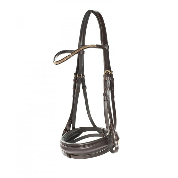 Horze Lester Dressage Snaffle Bridle w/reins