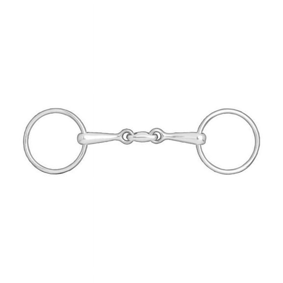 Horze Lozenge Link Loose Ring Snaffle Bit - 13mm Width